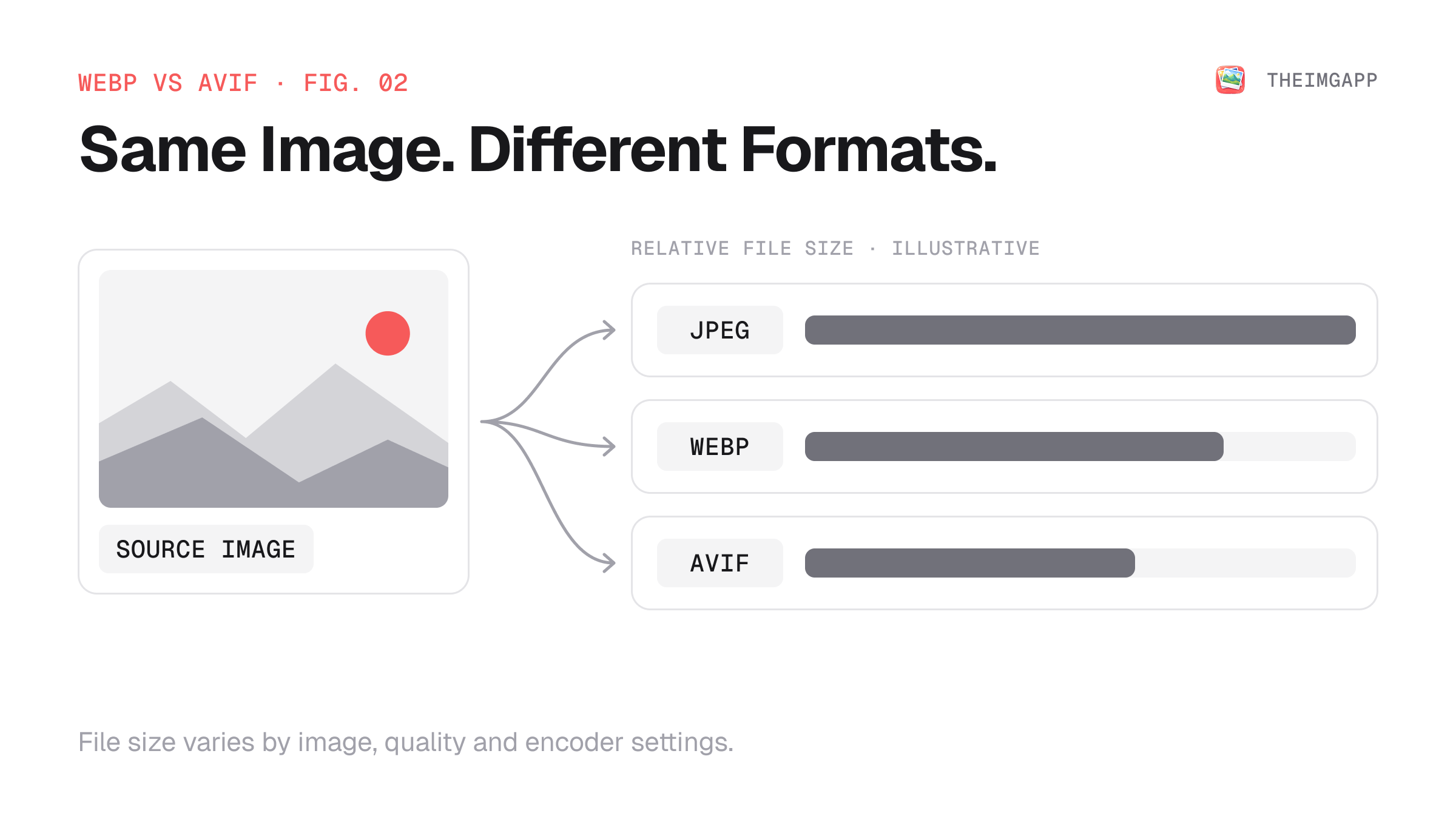 The same image compared in WebP and AVIF formats